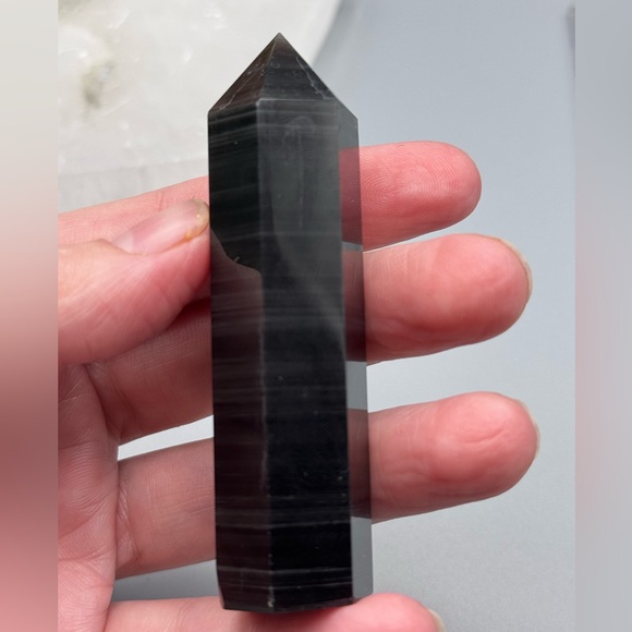 Black Obsidian Tower: Mystical Aura and Protective Power B30 - Picture 3 of 3